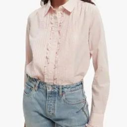 Romantic Shirt In Light Weight Organic Cotton-image-72