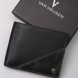 Van Heusen Men Textured Leather Two Fold Wallet-48