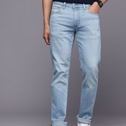 Louis Philippe Jeans Men Slim Fit Mid-Rise Light Fade Stretchable Jeans-image-61