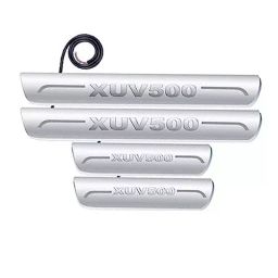 Auto Pearl Car Door Foot Step Led Sill/Scuff Plates Mirror Finish Silver Compatible For Mahindra Xuv 500 (2011-2014), LEDSillPLATE_Sil_XUV500_2011_14 (Set of 4)-image-95