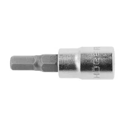 Hogert Technik 6.35 mm (1/4 inch) 4 mm Hex Socket Bit, HT1S624-18