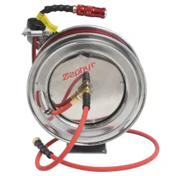 Zephyr Auto-Retractable Steam Hose Reels 13 mmx8 m Blue Rubber 10 Bar-45