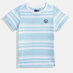 Allen Solly Junior Boys Striped Pure Cotton T-shirt-56