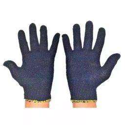 RPES Blue Free Cotton Knitted Safety Hand Gloves (Pack of 60 Pair)-image-63