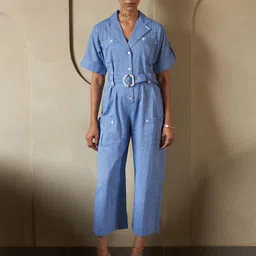 HOUSE OF FETT Women Ocean Belted Jumpsuit-image-60