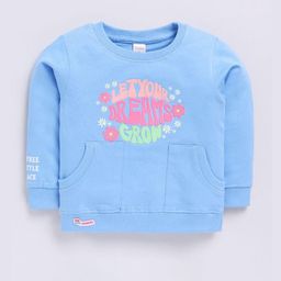 Hopscotch Girls Blu Printed Full-Sleeve Sweatshirt-picture-23