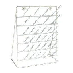 RELIGLAS 70x55 cm 32 pegs Mild Steel Draining Rack for Glassware, 14.380.05-20