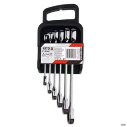 Yato CrV 6140 Ratchet Spanner Set Silver White, YT-50356 (Set of 6)-45