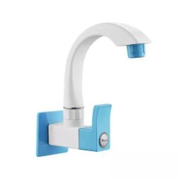 TRIJAL Spark Plus Sink Cock with Flange White, Blue 15 mm Thread & 20 mm Spindle, SRP-109 (Pack of 24)-image-48