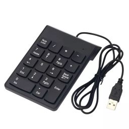MakWorld Wired Mini Numeric Keypad USB 2.0 Slim 18 Keys, Black-27