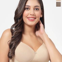 SHYAM SONS FLAIR Women Pack Of 2 Full Coverage Lightly Padded Bra-picture-49