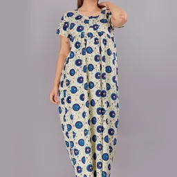 AAKARSHANA CREATION Women Printed Cotton Nightdress-picture-31