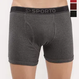 Sporto by Macho Pack Of 4 Mid-Rise Trunks-picture-8