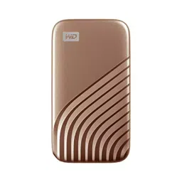 Western Digital My Passport 1 TB Gold External Solid State Drive WDBAGF0010BGD-WESN-10