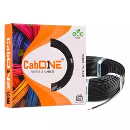 Cabone FR PVC Multi Strand Electrical Wire Cable 1 Sq. mm 1 Core Length 90 m Black, CabONE008-image-81