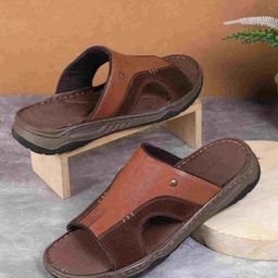 Mochi Men Leather Comfort Sandals-image-91