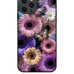 QRIOH Floral Printed iPhone 12 Pro Back Case Mobile Accessories-image-29