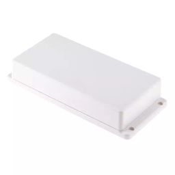 RS PRO 190x86x35 mm White ABS Flanged Enclosure, IP40 Model No 1533700-43