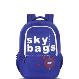 Skybags Zippy 01 Unisex Kids Blue Typography Printed Backpack-17
