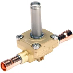 Danfoss EVR 10 Solenoid Valve Straightway 12 mm (1/2 inch) Connection Size, 032L1217-11