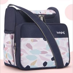 Babyhug Mini & Compact Sling Diaper Bag Abstract Print- Blue-13