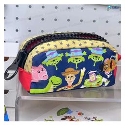 FunBlast Cartoon Print Multipurpose Pencil Pouch - Pack of 1 Navy Blue-17