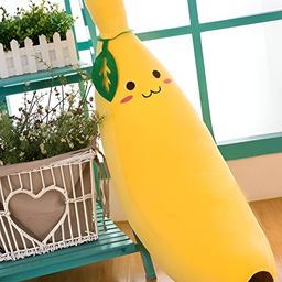 Tickles Banana Soft Stuffed Plush Toy for Kids Boys & Girls Birthday Gifts Home Decor (Color: Yellow Size: 45 cm)-58