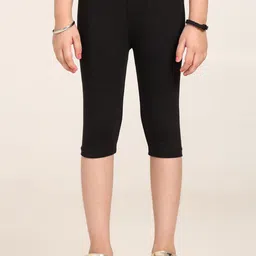 Robinbosky Girls Mid-Rise Three-Fourth Length Leggings-picture-24