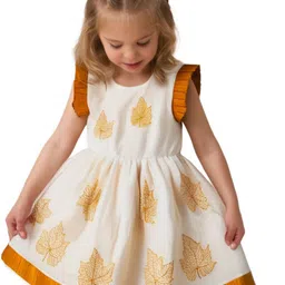BAESD Floral Embroidered Fit & Flare Dress-image-40