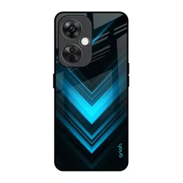 QRIOH Vertical Blue Arrow Printed OnePlus Nord CE 3 Lite 5G Silicone Back Case-picture-36
