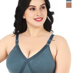 Boleem Women Pack of 2 Full Coverage Non Padded Bra-25