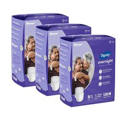 Dignity Set Of 3 Disposable Adult Diapers - M - L - 10 Pcs Each-image-59