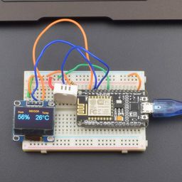 Make an IOT Weather Station Kit using DHT22 Module and OLED interfacing with ESP8266-12E compatible Arduino Uno - KT861Make an IOT Weather Station Kit using DHT22 Module and OLED interfacing with ESP8266-12E compatible Arduino Uno - KT861-9