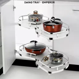 Olive Emperor 815x400x(600-700) mm Soft Close Left Side Opening Corner Swing Tray, 101 027 013 0-image-97