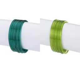 1ST TIME Set Of 24 Turquoise Blue Alloy Bangles-picture-16