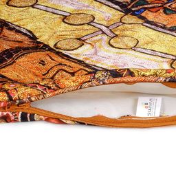 Swayam Multicoloured Set of 2 16" x 16" Square Printed Cushion Covers image 2