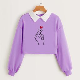 ZOFIS Girls Purple Tshirts-image-89