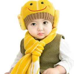 SYGA Solid Unisex Kids Wool Beanie-image-8