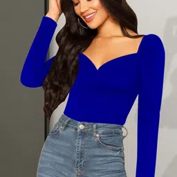 Dream Beauty Fashion Women Solid Sweetheart Neck Top-picture-42