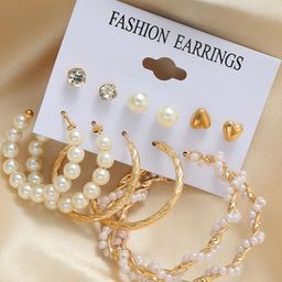 DressBerry Women Gold-Plated Alloy Hoop Earrings-picture-22