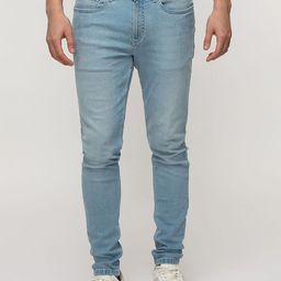 Crocodile Men Slim Tapered Fit Mid Rise Clean Look Stretchable Jeans-image-11