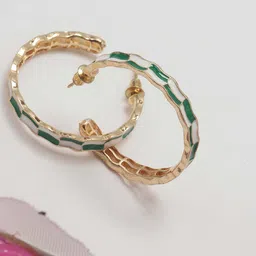 Maansh Contemporary Hoop Earrings-image-61