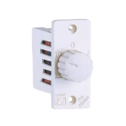 Cona GOLD Mini Step Fan Regulators Polycarbonate White, 3201-43