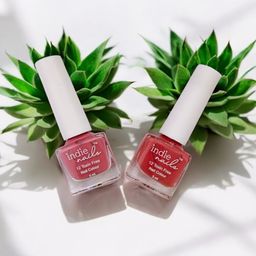 Indie Nail Set Of 4 Long Lasting Glossy Nail Polish With Mini Filer & Potli - 5 ml Each-12