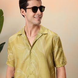 Mast & Harbour Tropical Printed Casual Shirt-picture-40