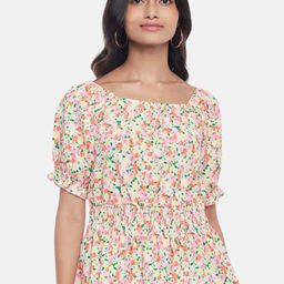 Honey by Pantaloons Multicoloured Floral Print Peplum Top-picture-36