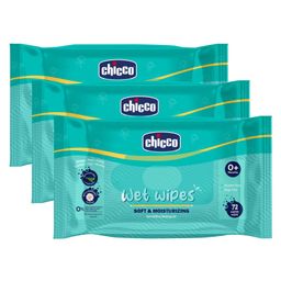 Chicco Soft & Moisturizing Wet Wipes Pack of 3 - 72 each-21