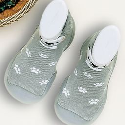 Infantso Forest Feet Anti-Skid Cotton Socks Shoes with Rubber Sole for Walking Babies & Toddlers - Grey-image-82