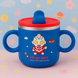 Badal Kidz Baby Sipper Cup Leak - Proof, BPA - Free, Soft Silicone Spout, Ergonomic Handles, Travelling Drinking Cup for Kids with Straw, Perfect for Toddlers & Infants - Blue-14