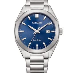 Citizen Unisex Dial & Stainless Steel Bracelet Style Straps Analogue Eco Drive Watch BM7620-83L-55